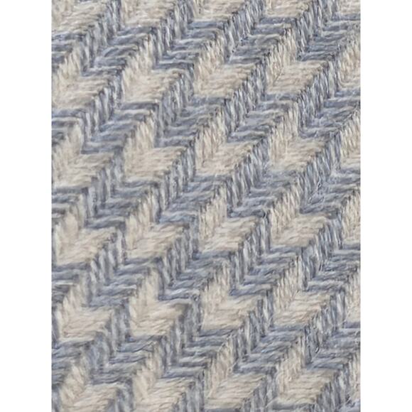 Faconnable Classique French Cuff Dress Shirt 44/45 17.5 L Blue White Woven Check - Picture 4 of 12